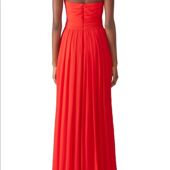 Badgley Mischka Faye Chiffon Gown NWOT - Picture 3 of 8